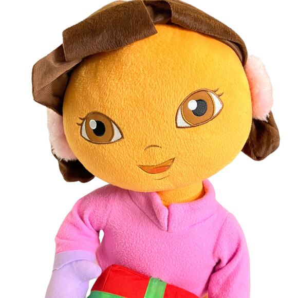 Nickelodeon Dora the Explorer 24" Christmas Holiday Plush Porch Door Greeter - Picture 2 of 6